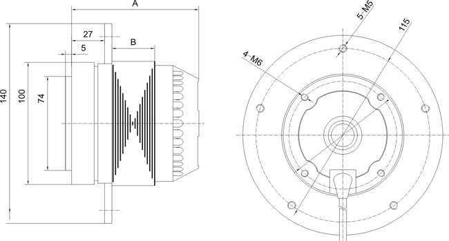 開放式外轉(zhuǎn)子風(fēng)機(jī)電機(jī)結(jié)構(gòu)圖紙